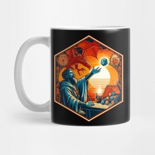 Dragon's Gambit: Retro Dungeon Master's Rol Mug